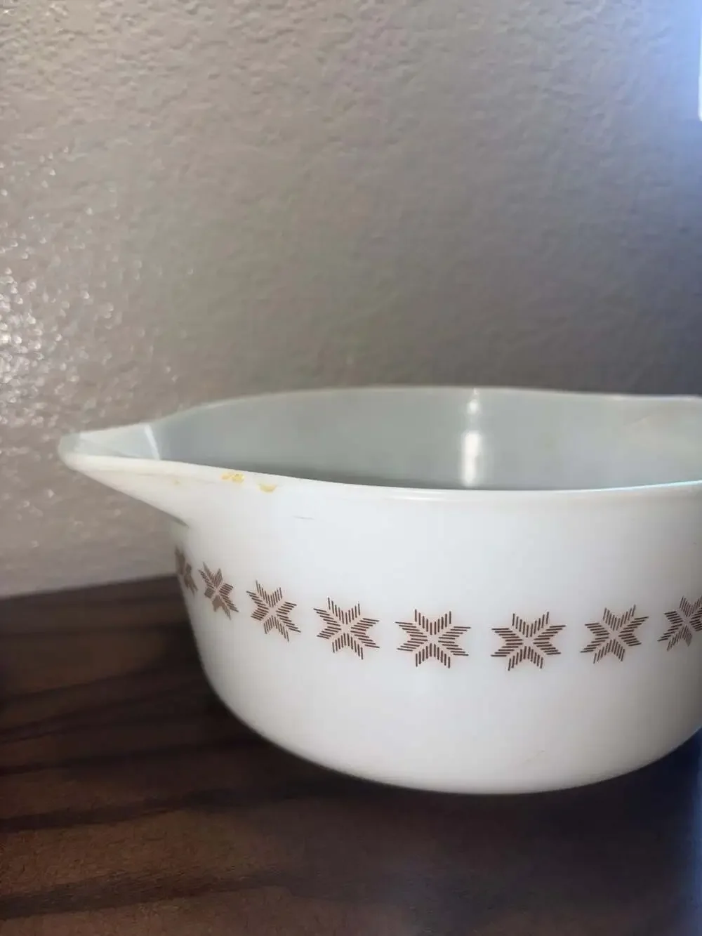 Vintage Pyrex Town & Country 1 Qt Casserole Dish #473